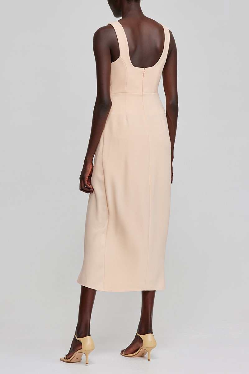 Acler Regent Dress in Peach