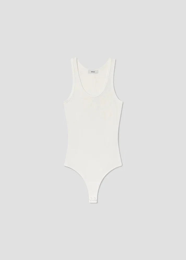 Agolde Maria Bodysuit in White