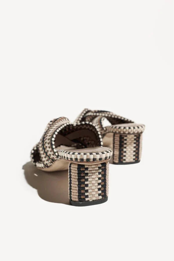 Amambaih Gilda Mule Heel in Sand