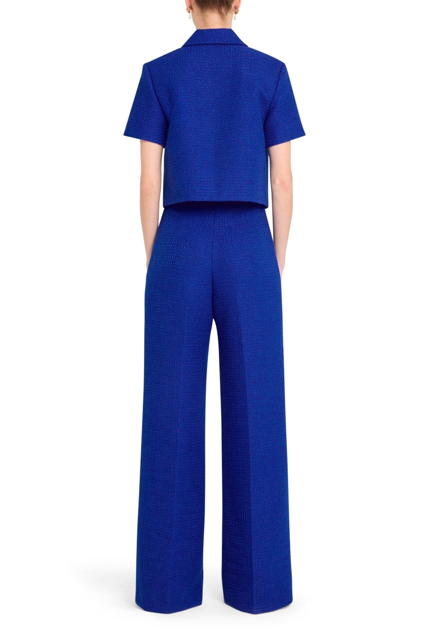 Amanda Uprichard Alistair Top in Bright Blue