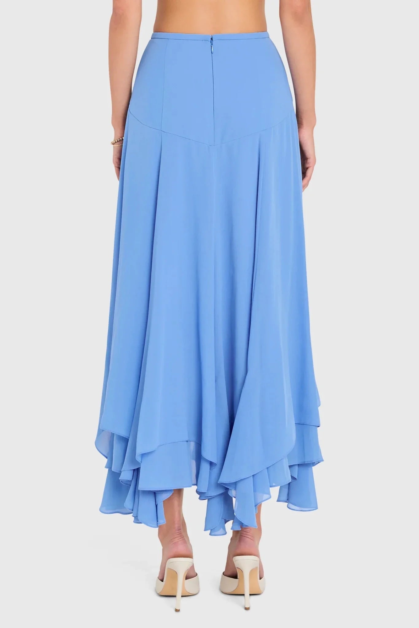 Amanda Uprichard Monterey Skirt in Atlantic