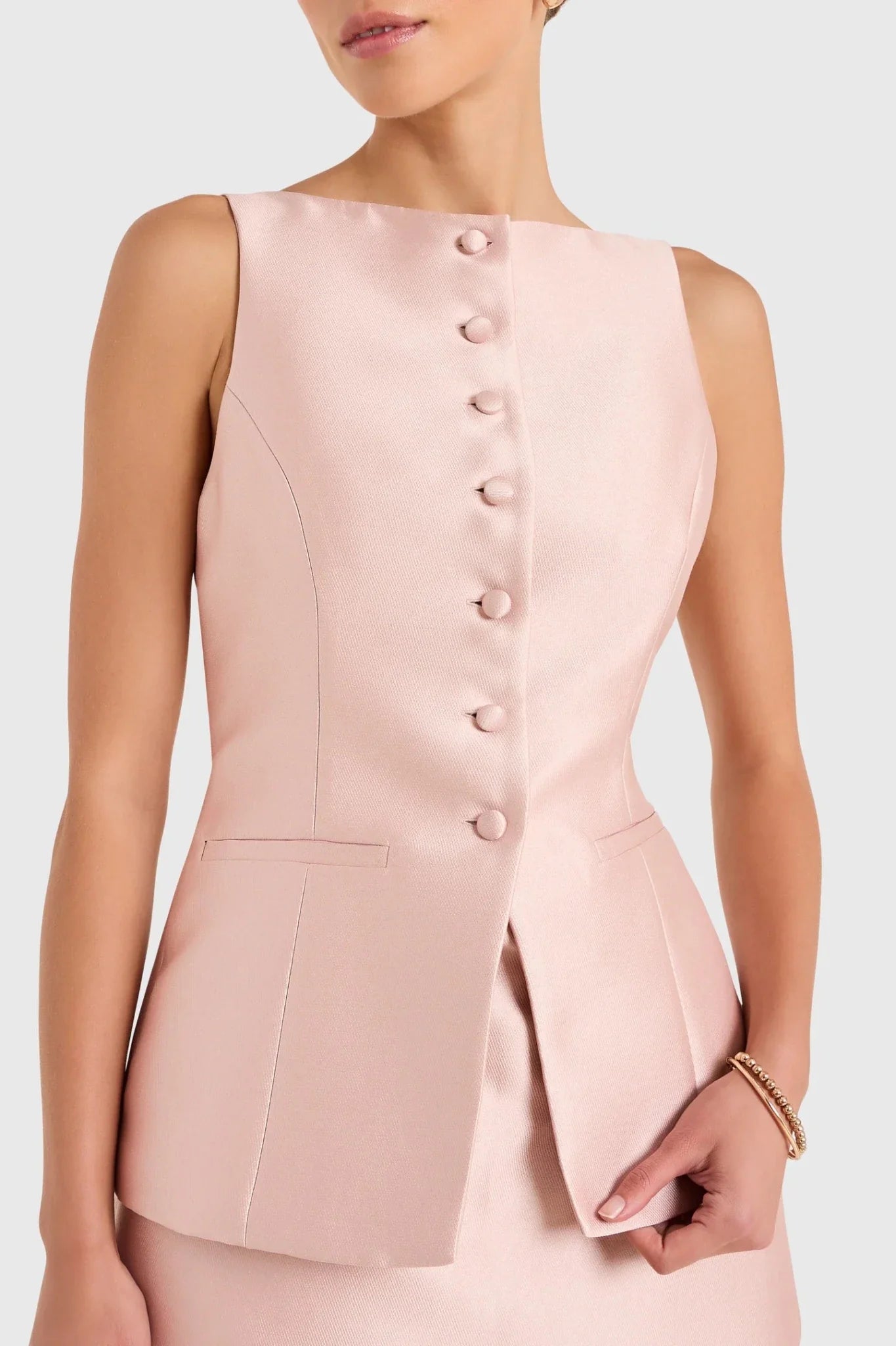 Amanda Uprichard Raleigh Romper in Mochi
