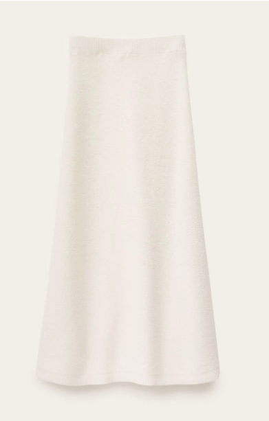ba&sh Kaly Skirt in Ecru
