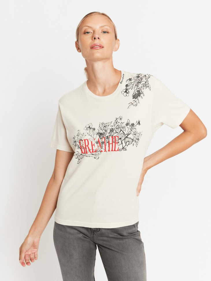 Berenice Enswerbreathe White Artwork T-Shirt