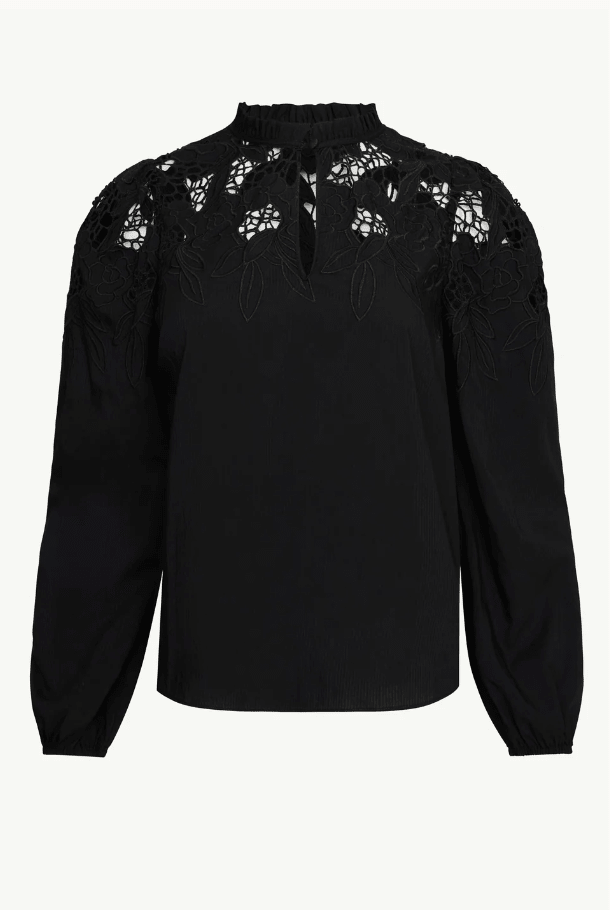 Caballero Riana Reversible Top in Black