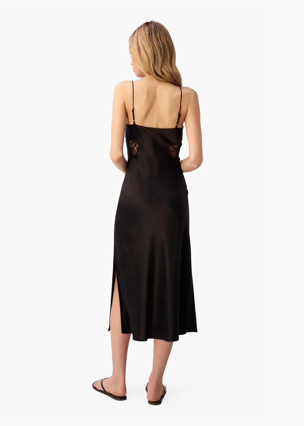 Cami NYC Carli Midi Dress in Black