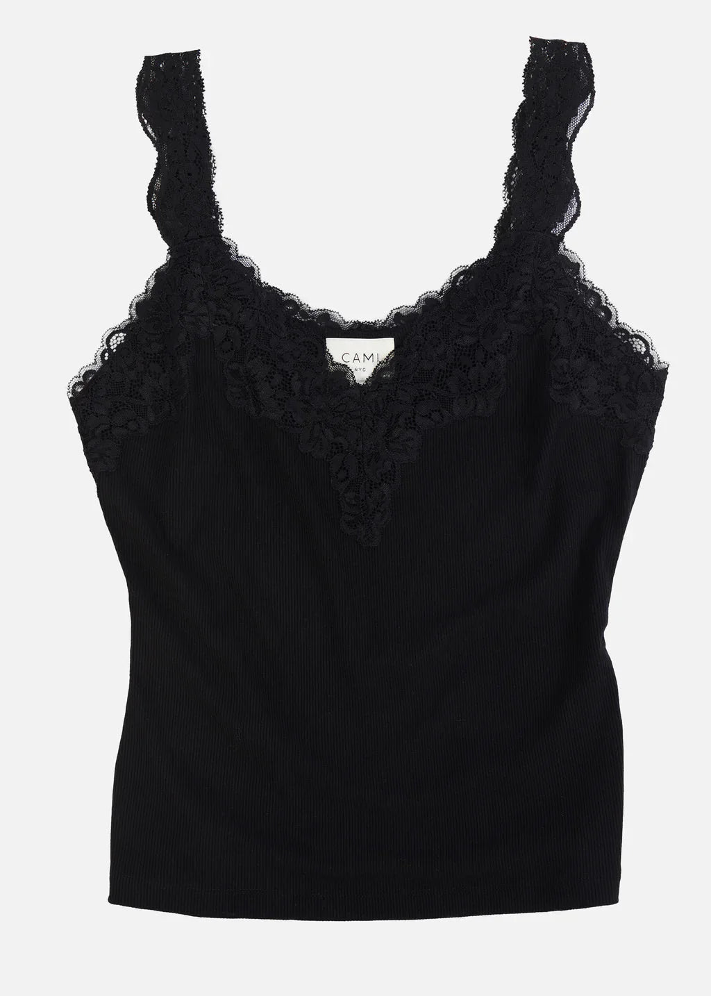 Cami NYC Lani Rib Knit Tank in Black