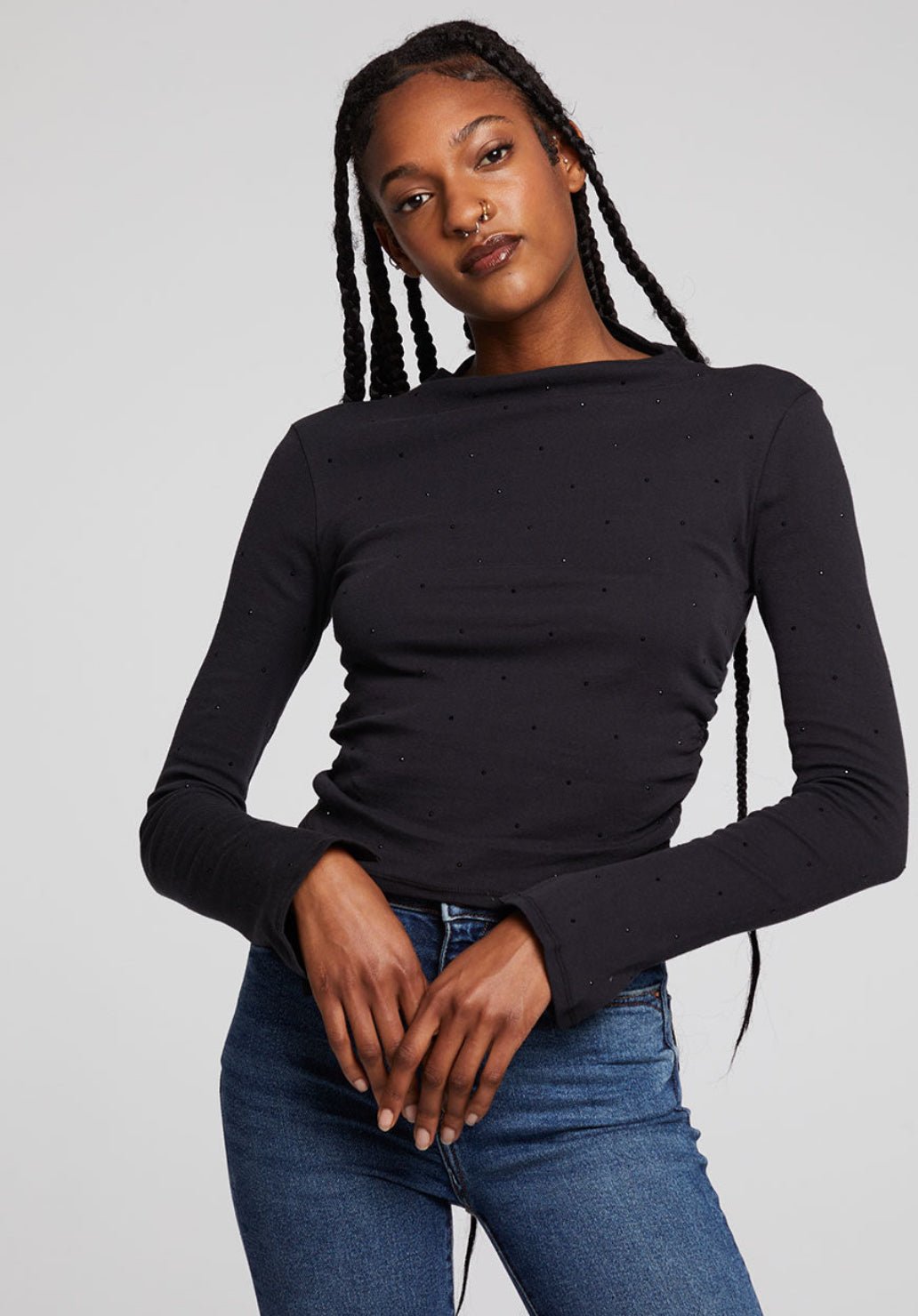 Chaser Hailey Licorice Long Sleeve