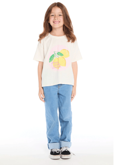Chaser Lemonade Amore Tee in Starry White