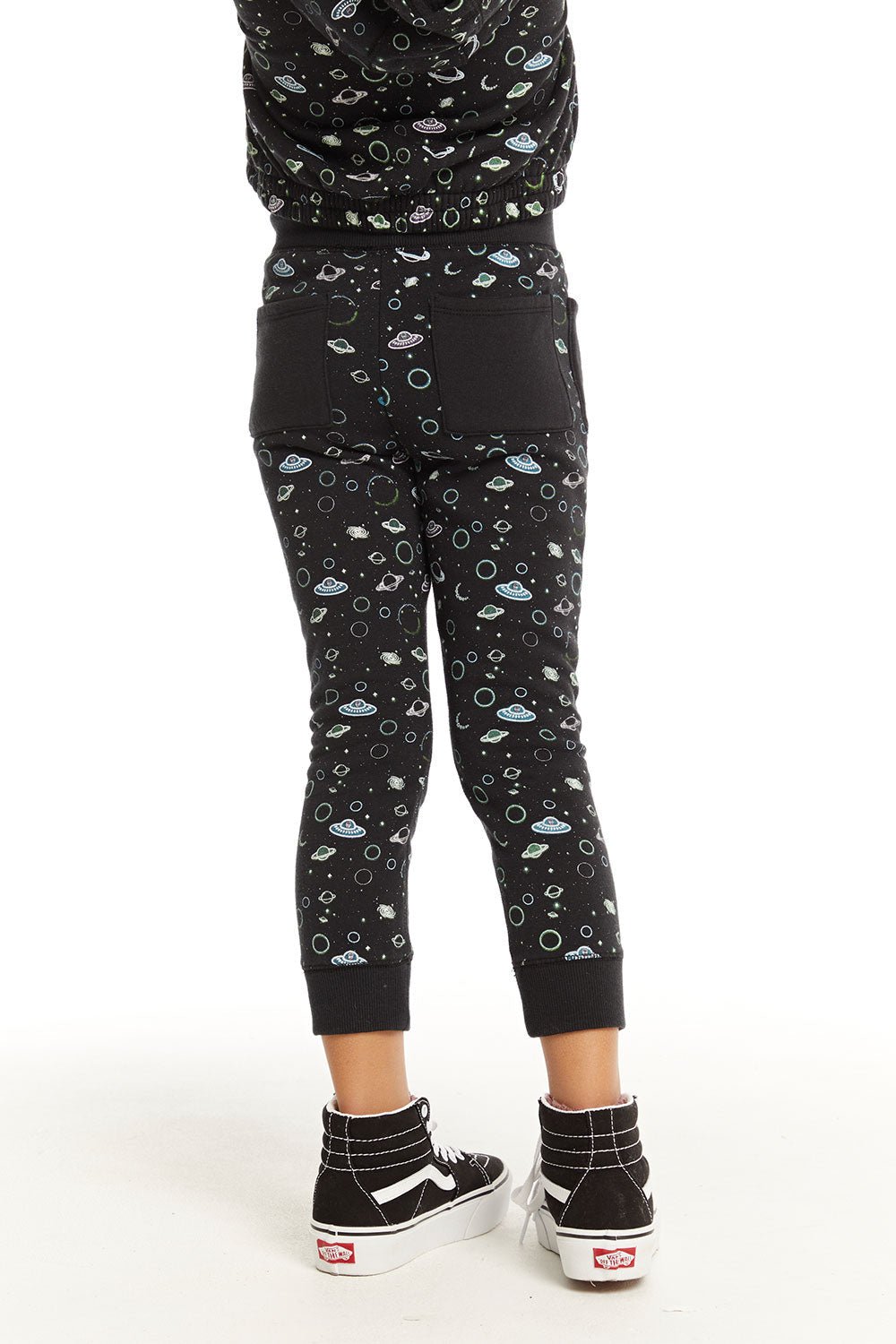 Chaser Neon Space Pants in Licorice