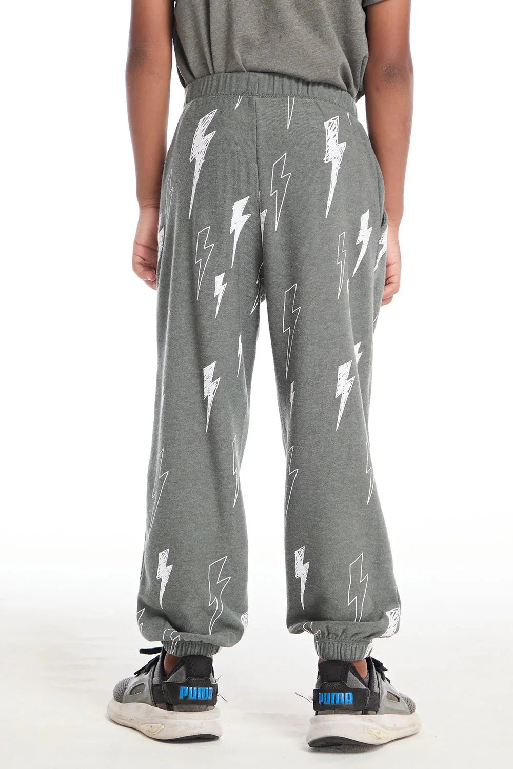 Chaser Scribble Bolt Pants in Safari
