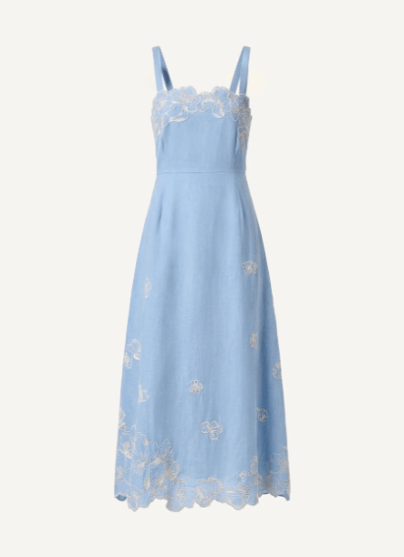 Cleobella Marceline Midi Dress in Glacier Lake