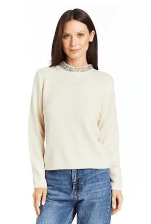 Drew Aurora Sweater in Ivory