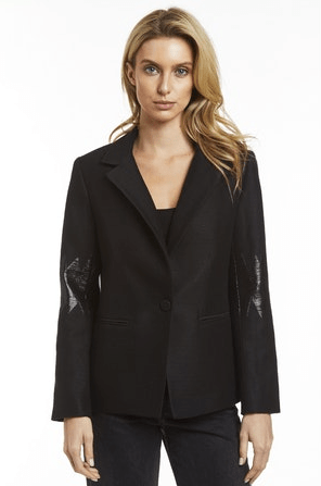 Drew Demi Jacket in Black