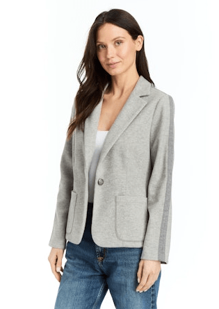 Drew Elise Blazer in Heather Grey