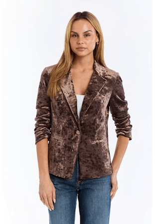 Drew Serena Blazer in Mink