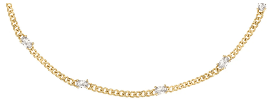 Eight Five One Nina Bracelet in Clear CZ