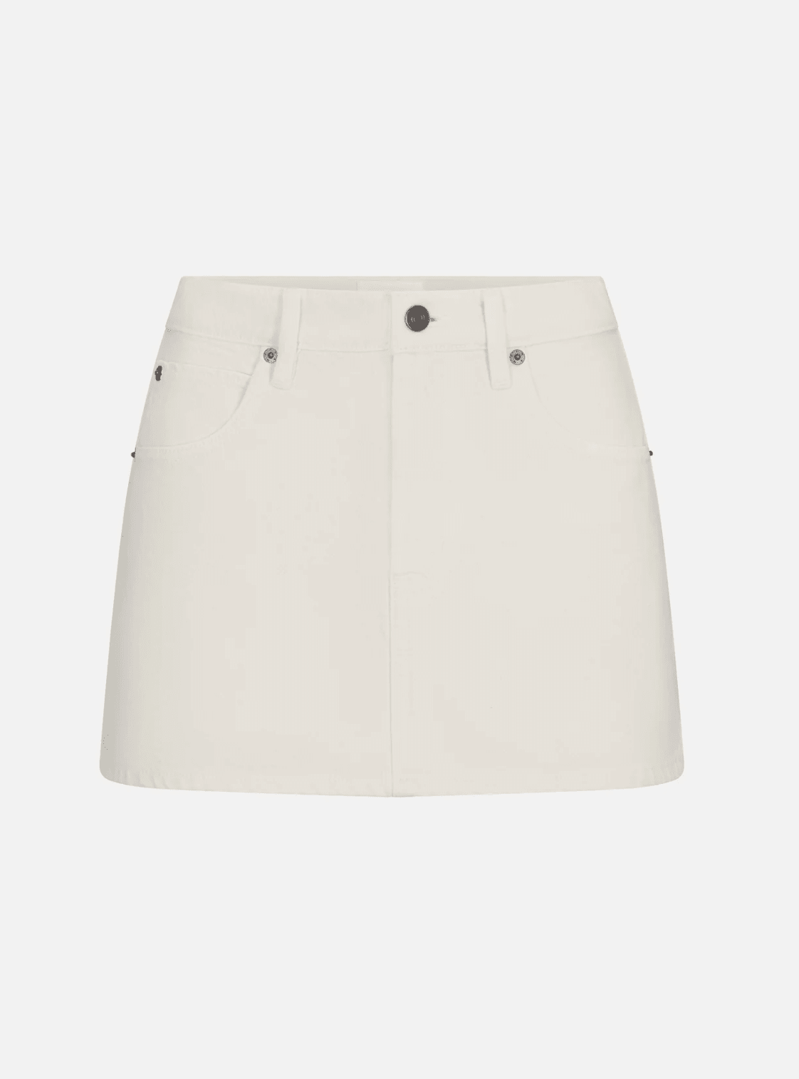 Frame The Mini Skirt in Shell