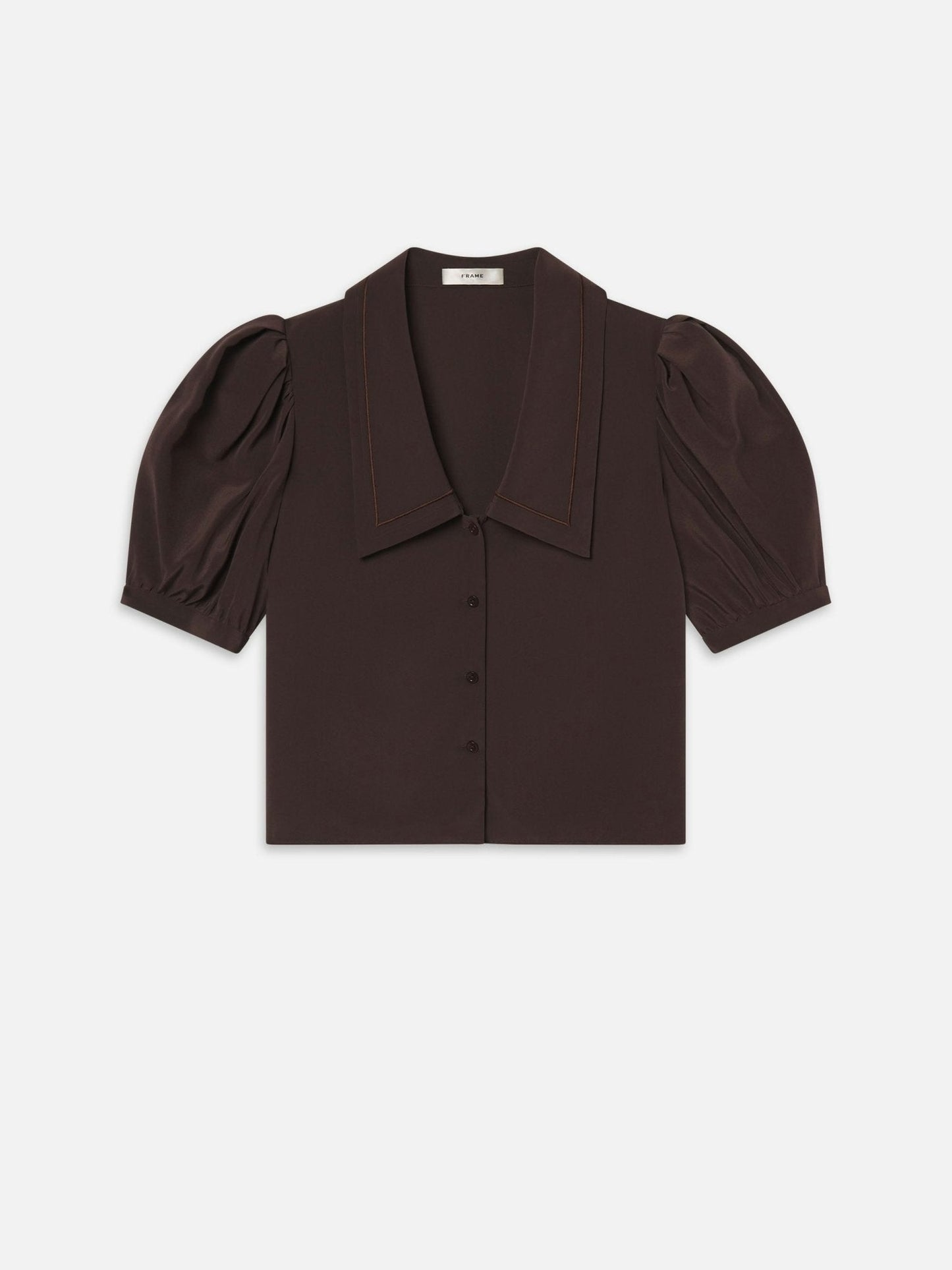Frame The Sailor Blouse in Coffee