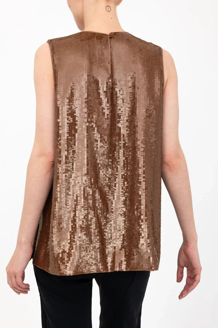 Elaine Kim Ariana V Neck Shell Top