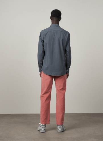 Hartford Twill Slim-Fit Storm Shirt in Graphite