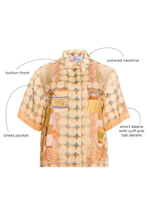 Hunter Bell Hawkins Shirt in Still Life Symphony