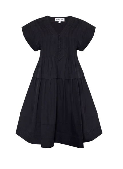 Hunter Bell Parker Dress in Onyx