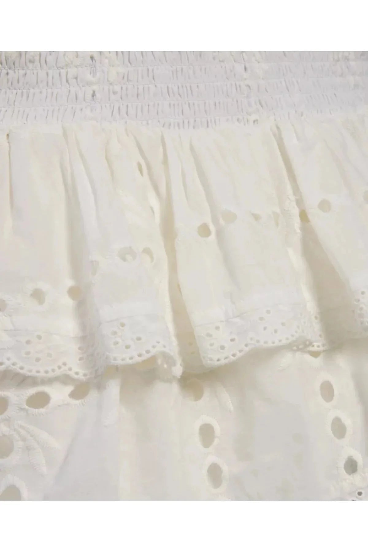 Katie J NYC Melina Tween Dress on White Eyelet