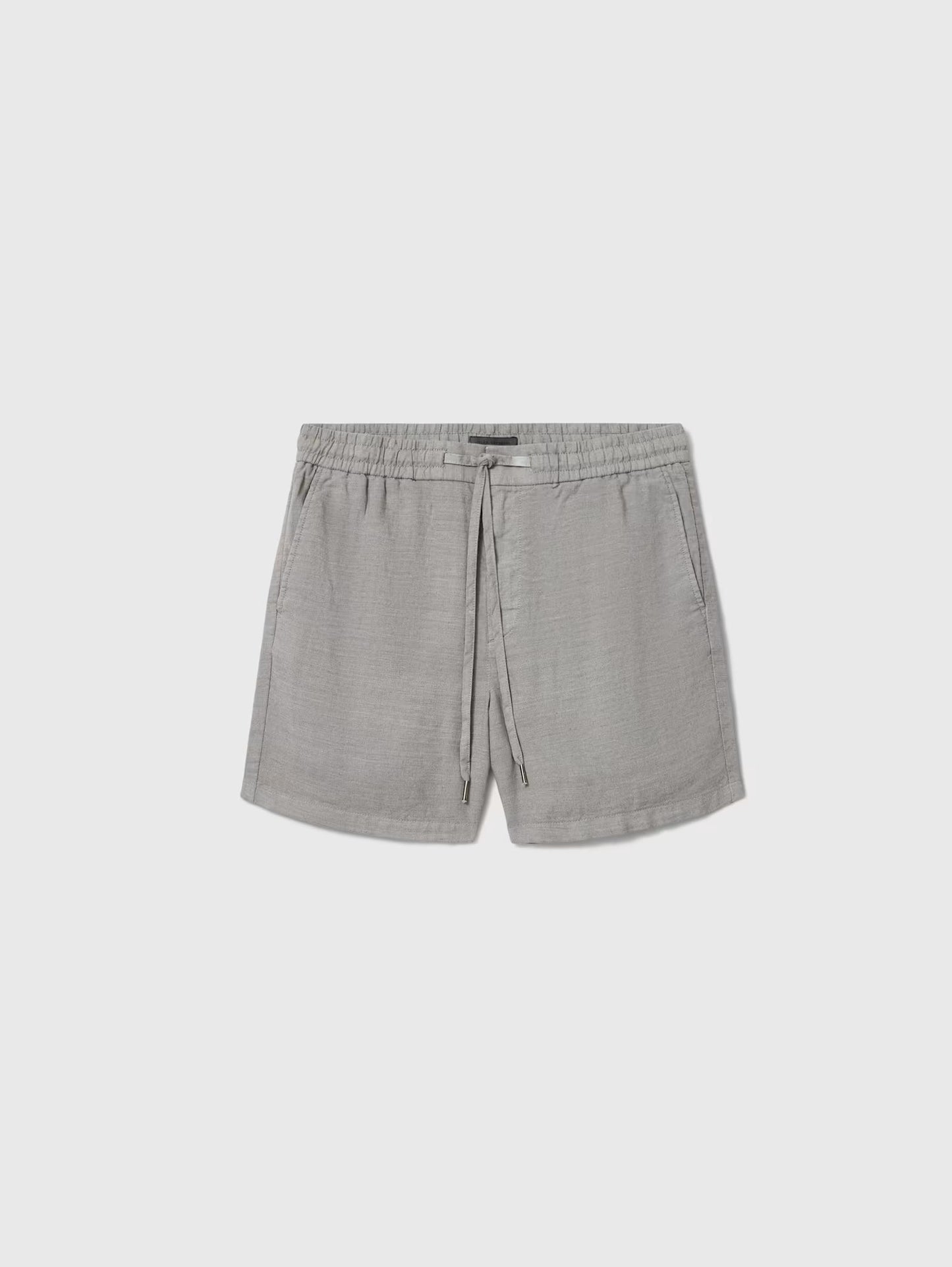 John Varvatos Daryl Drawstring Shorts in Grey Sky