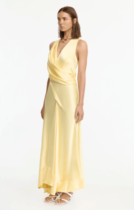 Acler Eastoncroft Maxi Dress in Lemon Sorbet