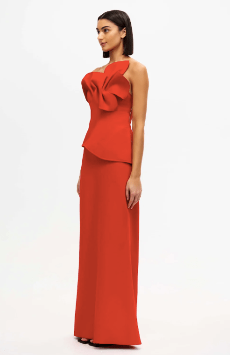 Acler Esher Maxi Dress in Cherry