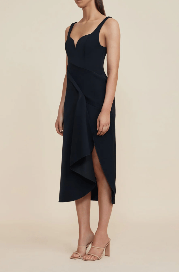 Acler Gowrie Midi in Black