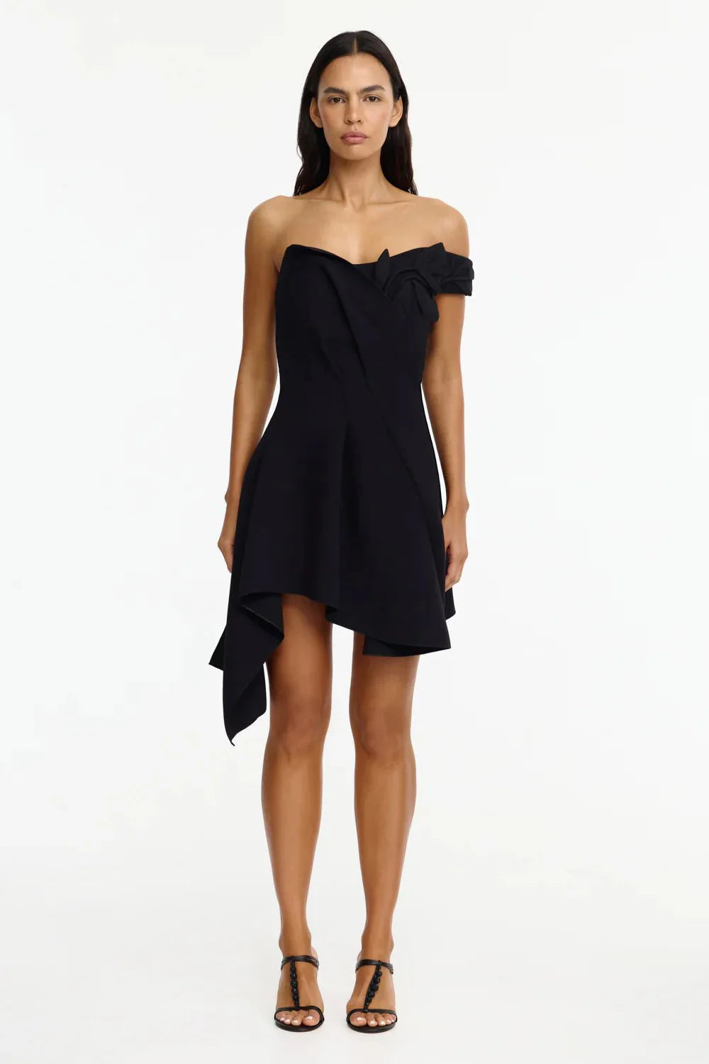 Acler Middletown Mini Dress in Black