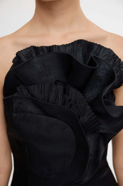 Acler Webster Midi Dress in Black