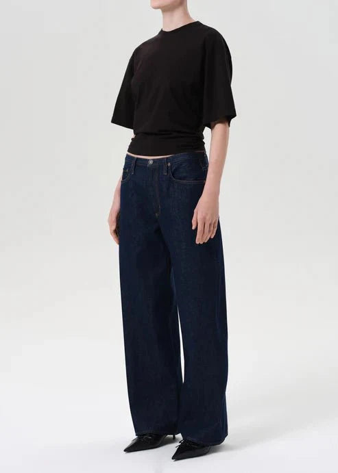 Agolde Shari Tee in Black
