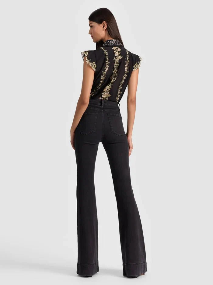 Alice + Olivia Martel Blouse in Free Falling