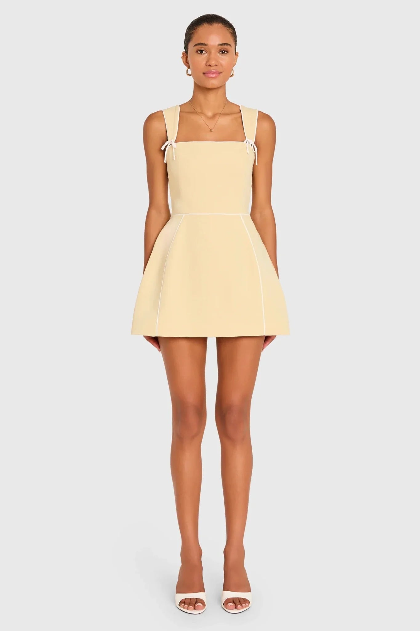 Amanda Uprichard Baylee Romper Cornsilk