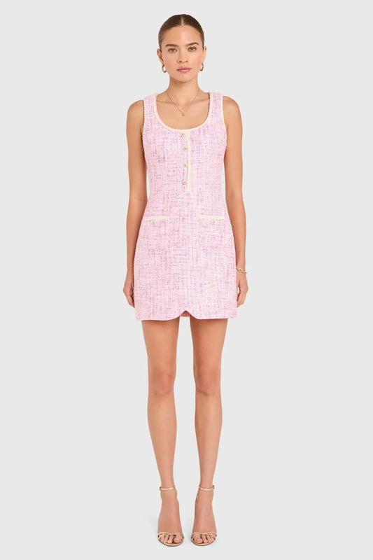 Amanda Uprichard Caligari Dress in Pink