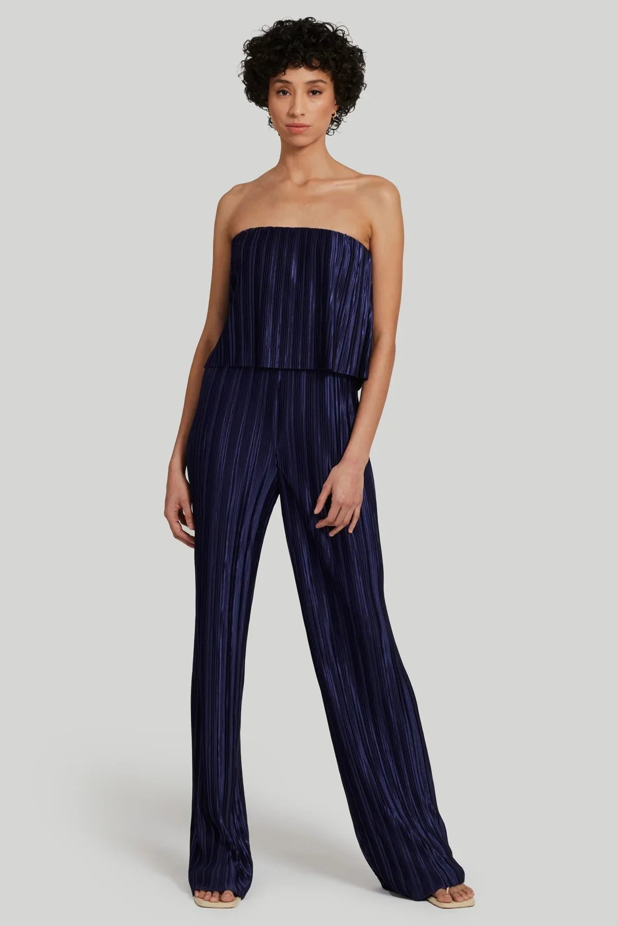 Amanda Uprichard Collina Jumpsuit in Pleats