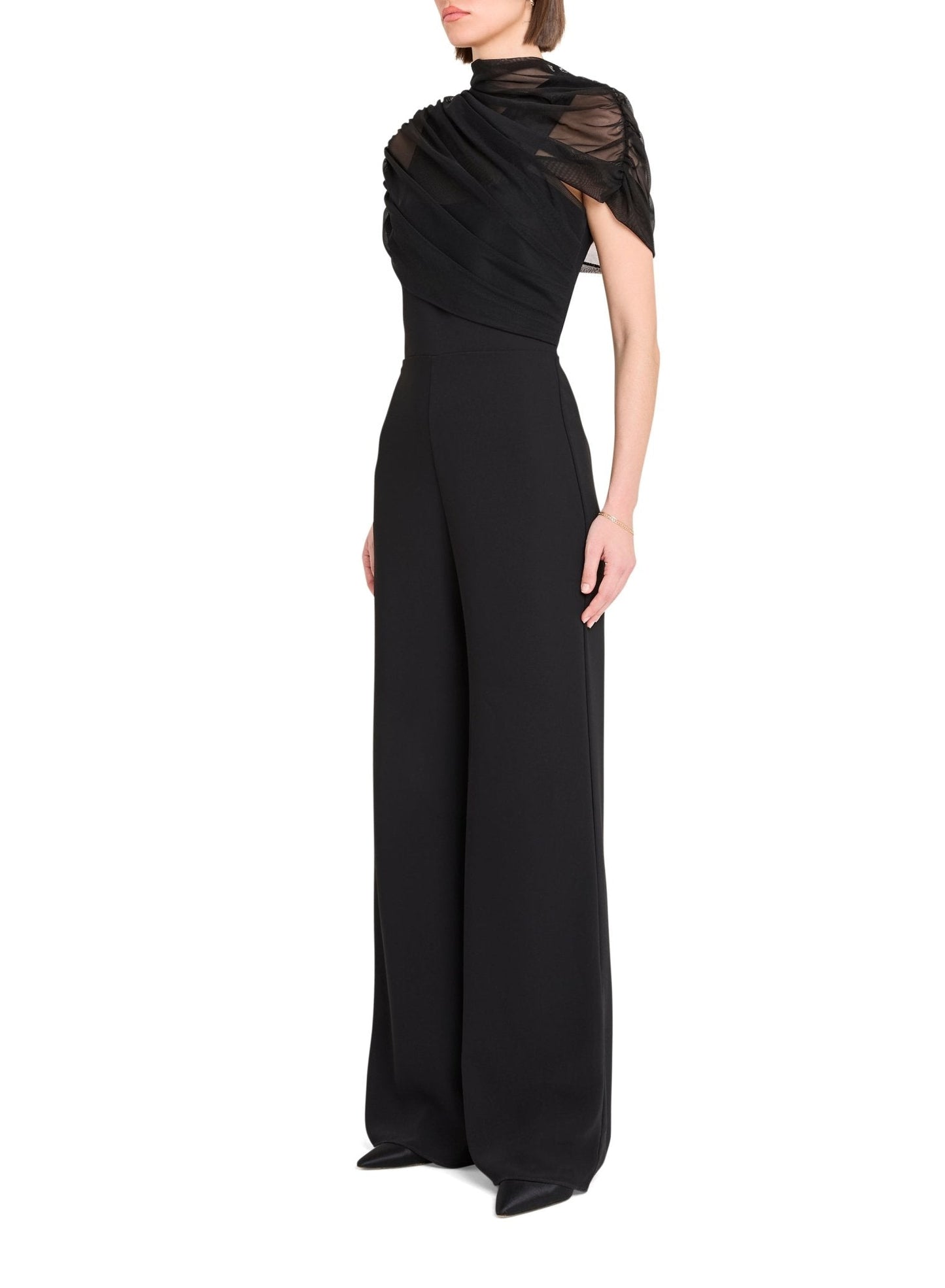 Amanda Uprichard Evianna Jumpsuit in Black