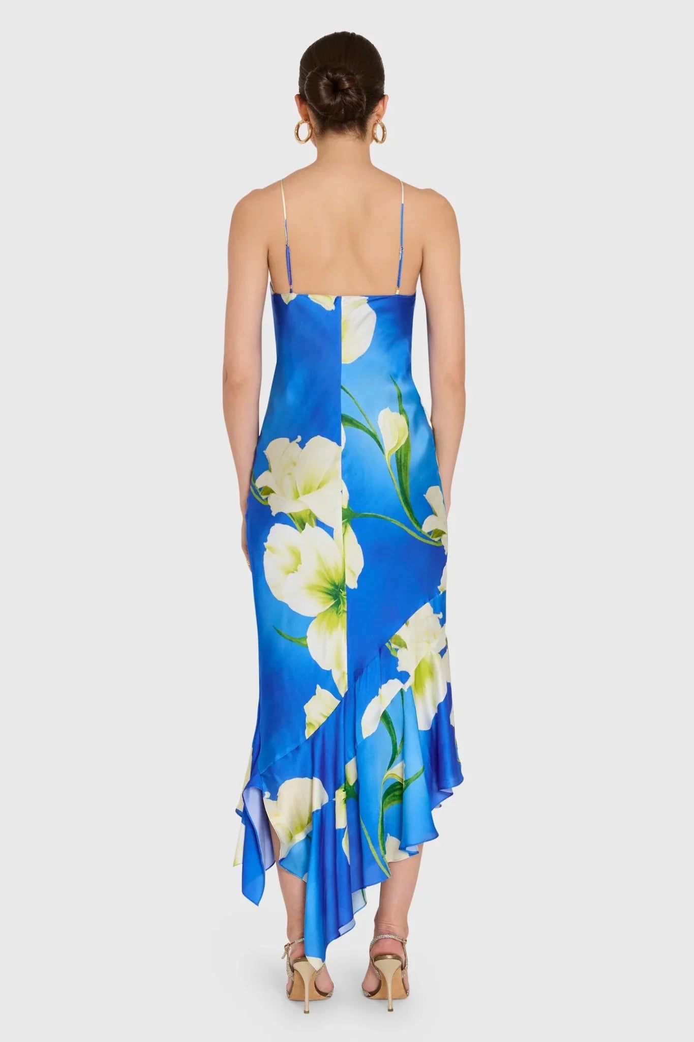 Amanda Uprichard Gabriella Midi Dress in Mallorca Print