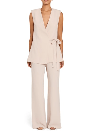 Amanda Uprichard Halcyon Vest in Bone