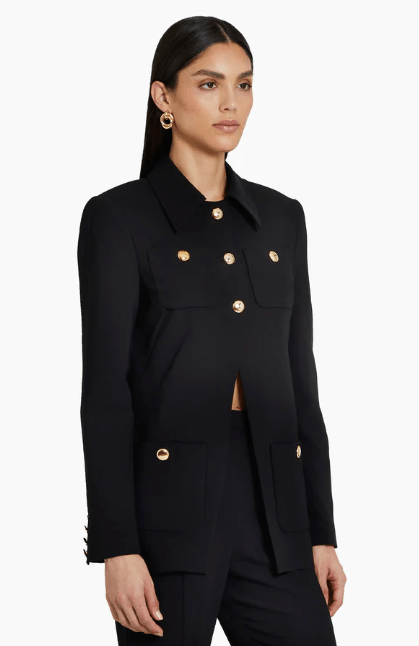 Amanda Uprichard Hughes Jacket in Black