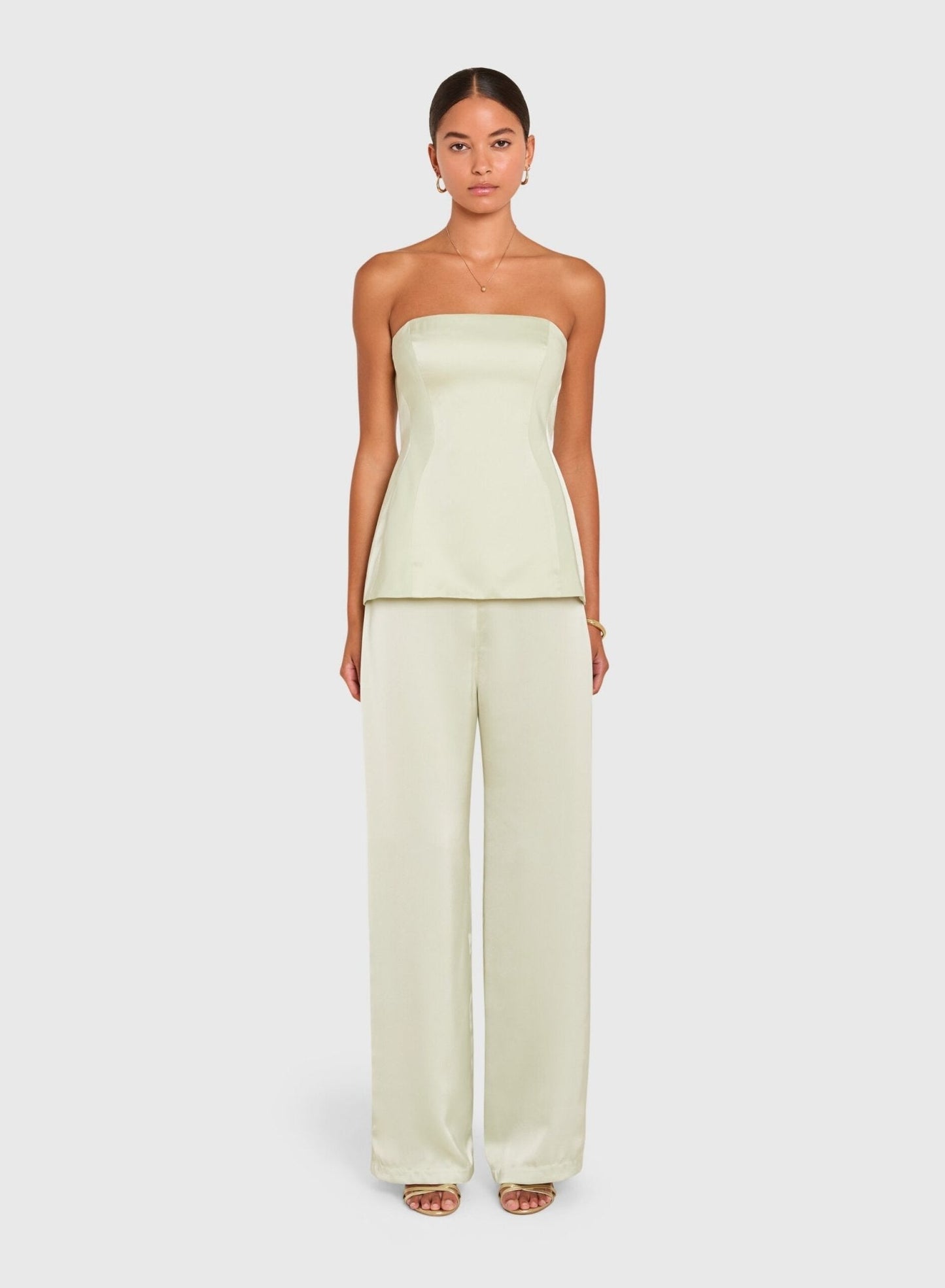 Amanda Uprichard Linda Pant in Endive