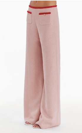 Amanda Uprichard Windsor Pants in Light Pink