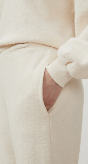 American Vintage Bobypark Joggers in Ecru