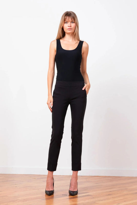 Avenue Montaigne Ben Pant in Black