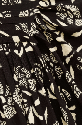 ba&sh Annie Skirt in Noir