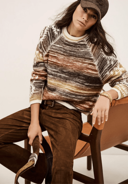 ba&sh Clodie Jumper in Multi Color