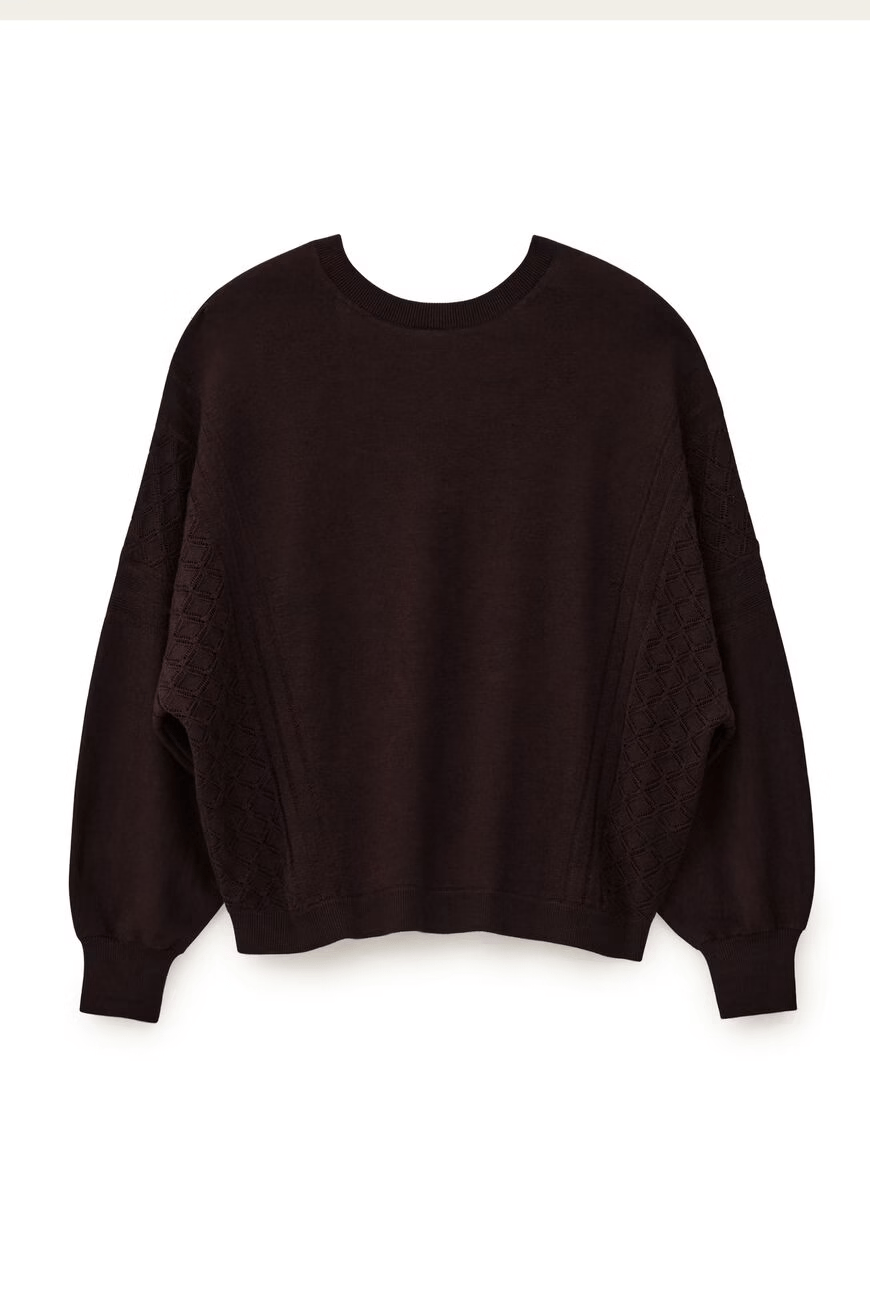 ba&sh Jassida Sweater in Chocolate